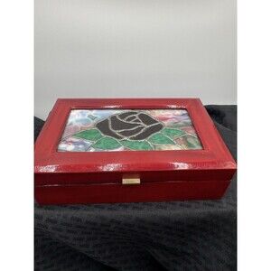 Stained Glass Jewelry Or Trinket Box